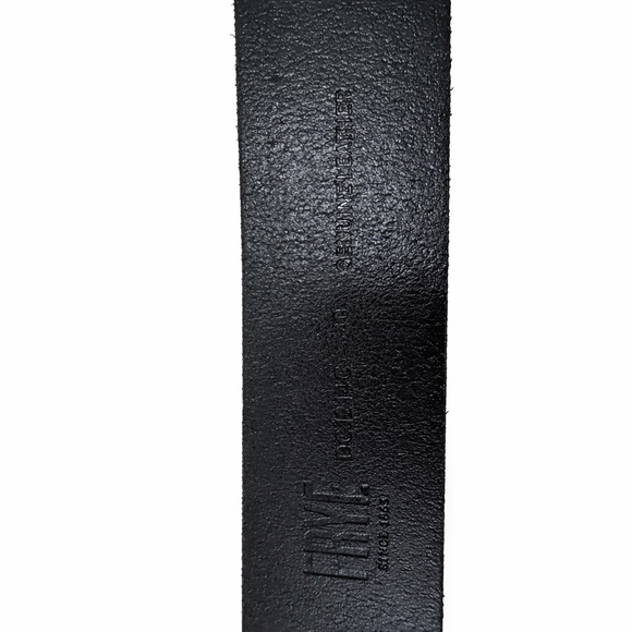 Frye Leather Belt Size 40 Black Classic Western Biker Motorcycle Rugged Heritage - Picture 9 of 10
